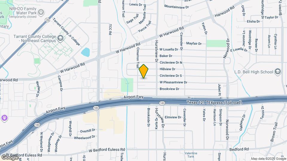 608 W Pleasantview Dr Map and Location Details