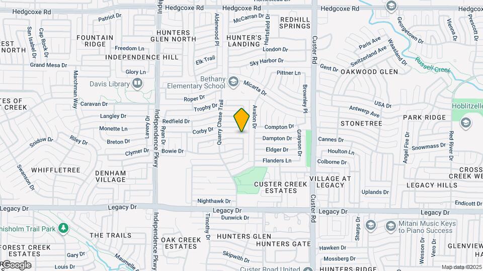 2405 Beaver Bend Dr Mapa y Detalles de la Ubicación