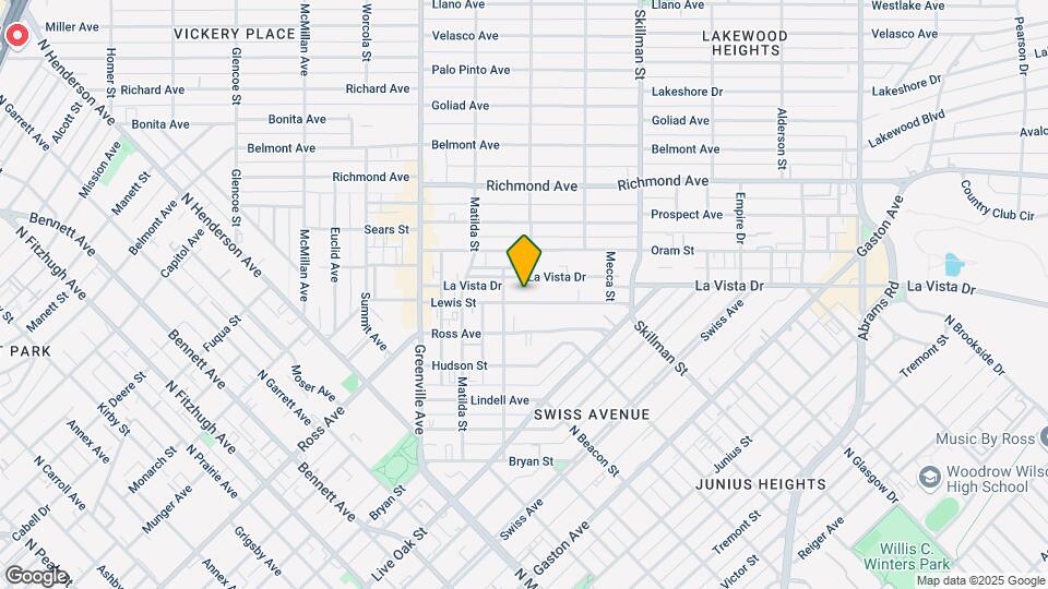 5921 Lewis St Map and Location Details