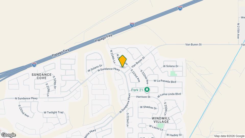 22395 W Solano Dr Map and Location Details