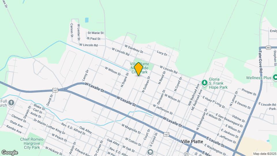 615 N Dossman St Map and Location Details