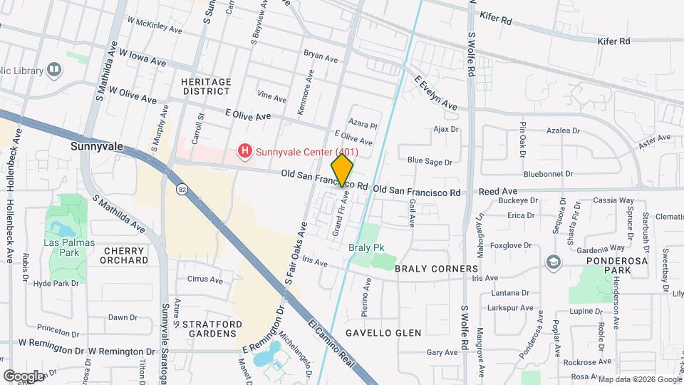 609 Grand Fir Ave, Unit Apt 7 Map and Location Details