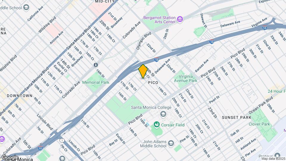 1838 19th St Map and Location Details