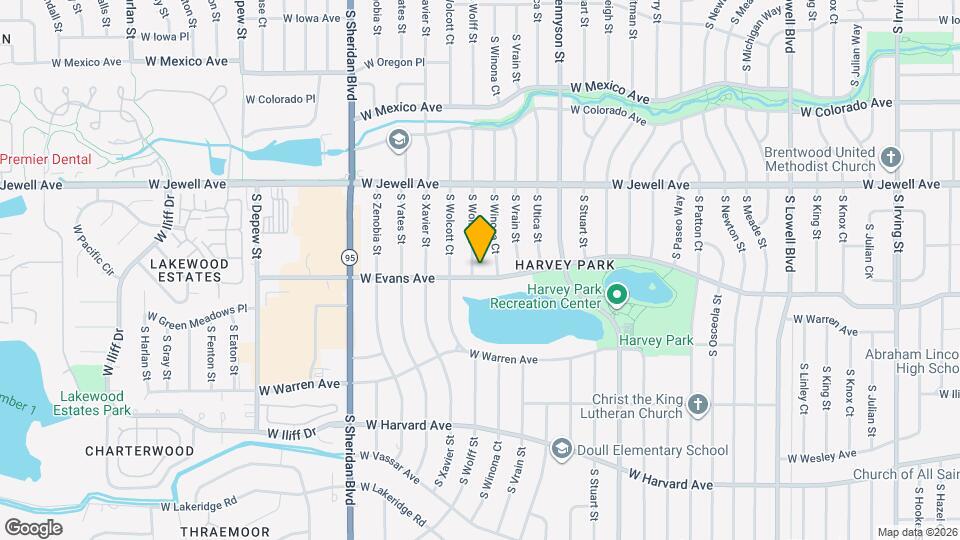 2090 S Wolff St Map and Location Details