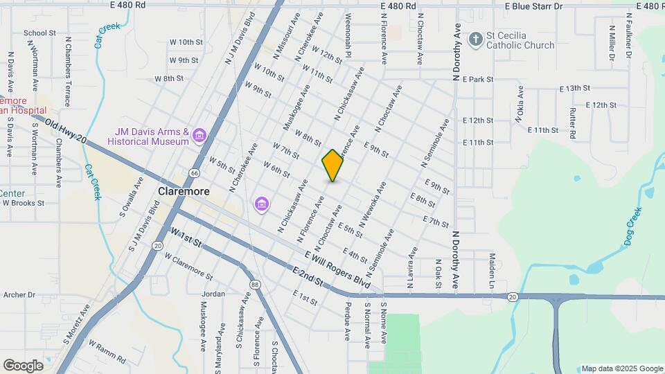 408 N Florence Map and Location Details