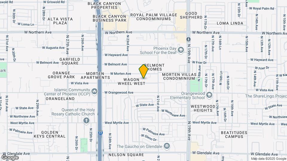 2204 W Vista Ave Map and Location Details