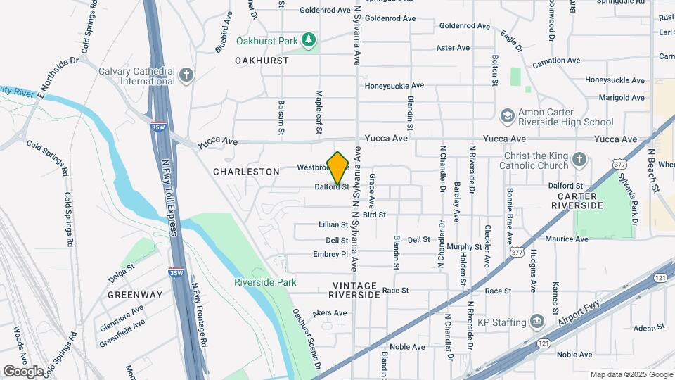 2508 Dalford St Map and Location Details