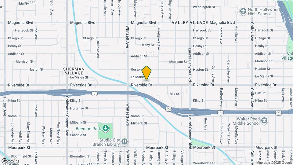 12351 Riverside Dr Map and Location Details