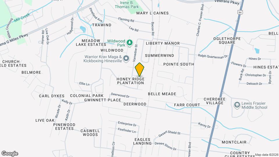 619 Honey Creek Ln Map and Location Details