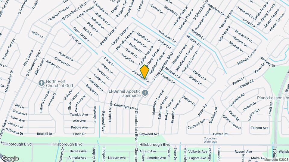2091 Snowflake Ln Map and Location Details