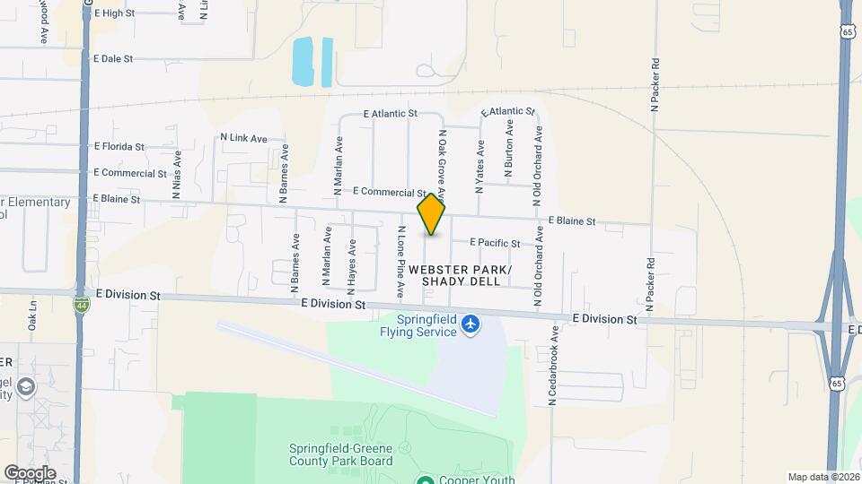 1650 N Engel Ave Mapa y Detalles de la Ubicación