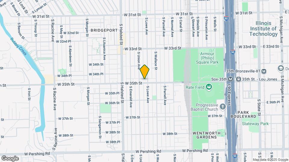640 W 35th St, Unit 1 Map and Location Details