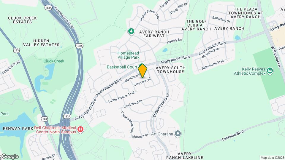 14212 Canyon Trail Map and Location Details