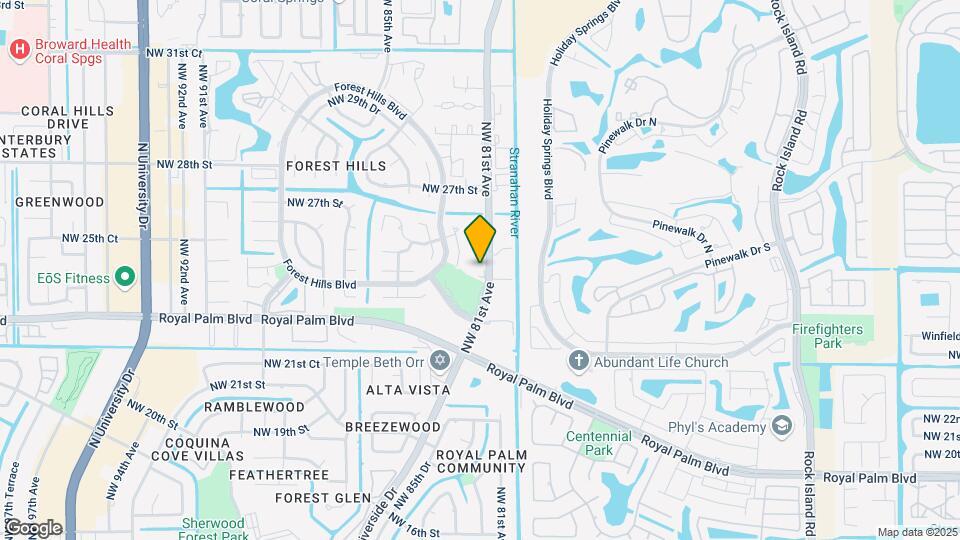 2502 Riverside Dr Map and Location Details