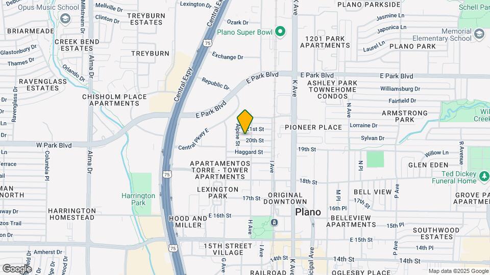 805 20th St Map and Location Details