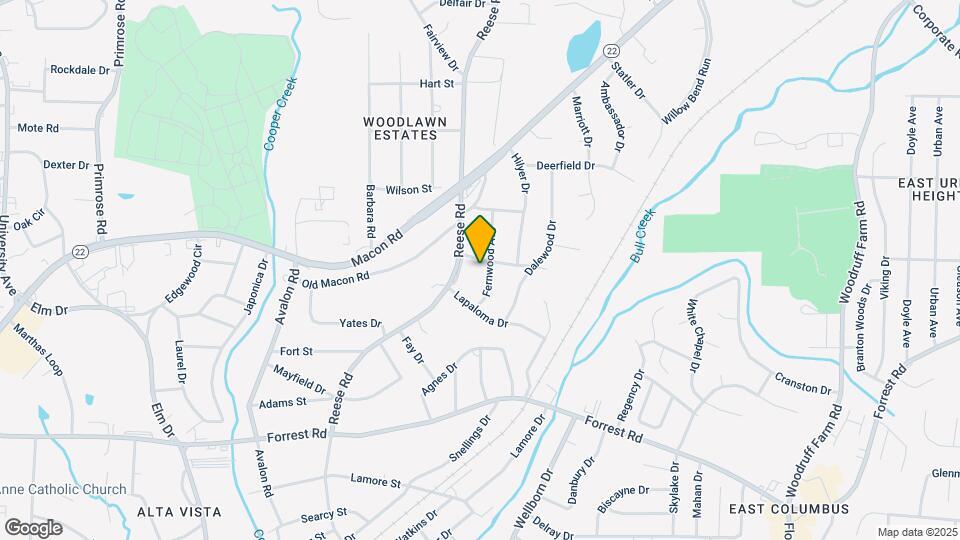2691 Fernwood Ave Map and Location Details