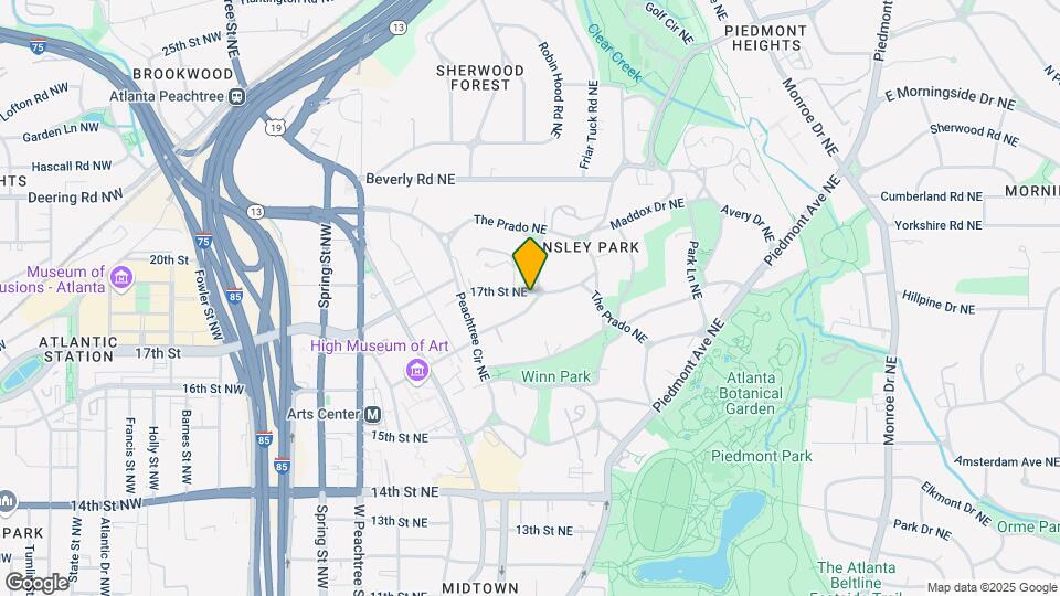 60 Inman Cir NE Map and Location Details