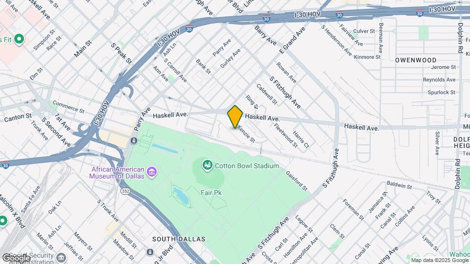 1322 Fletcher St Map and Location Details