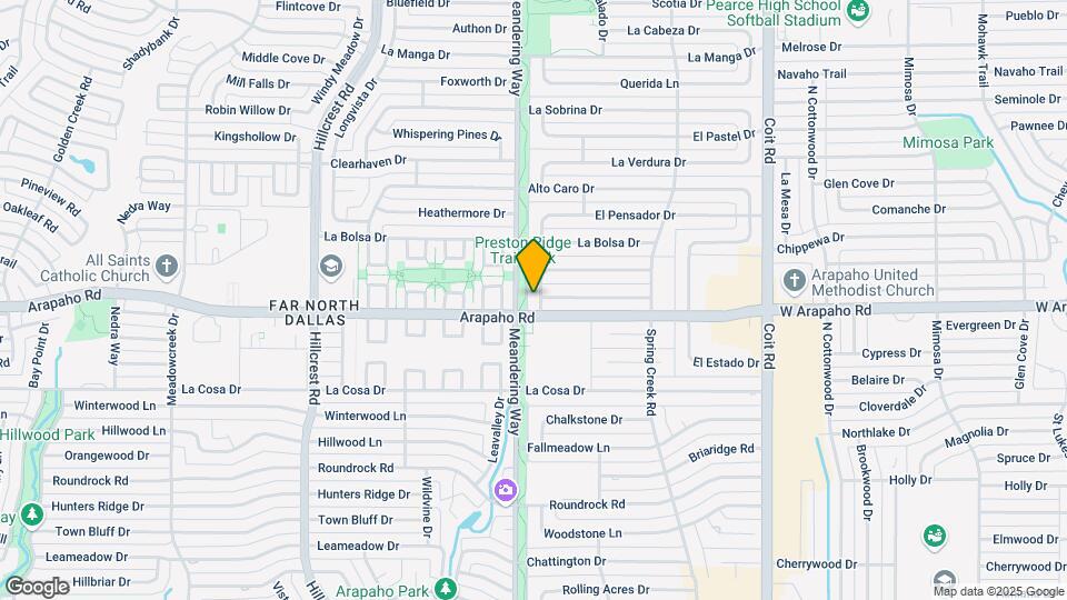 7511 La Avenida Dr Map and Location Details