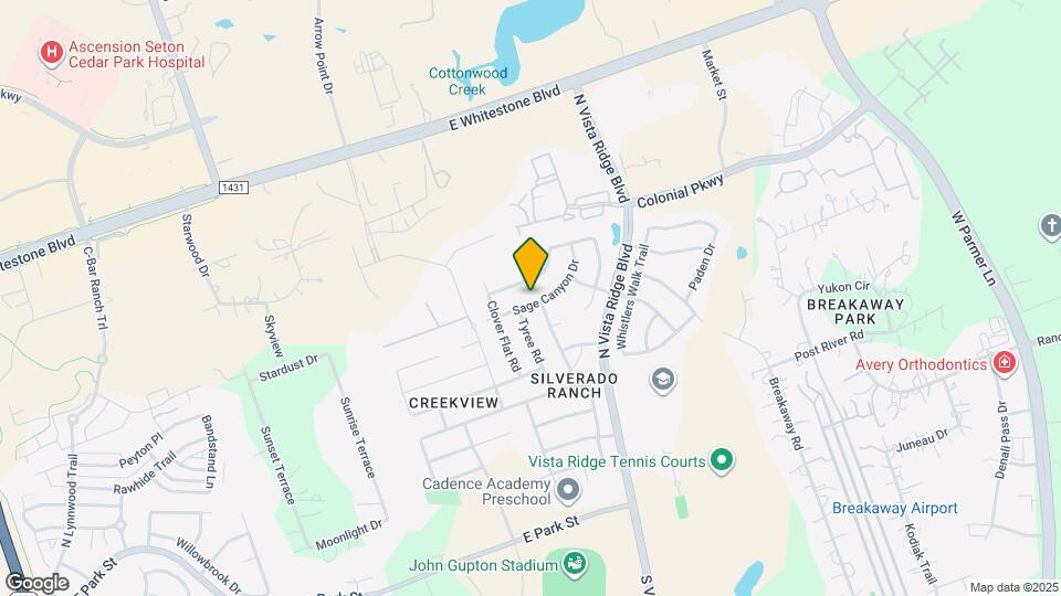 2117 Sage Canyon Dr Map and Location Details