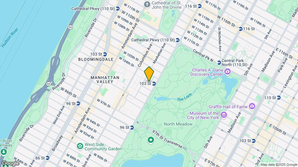 10 W 103rd St Map and Location Details