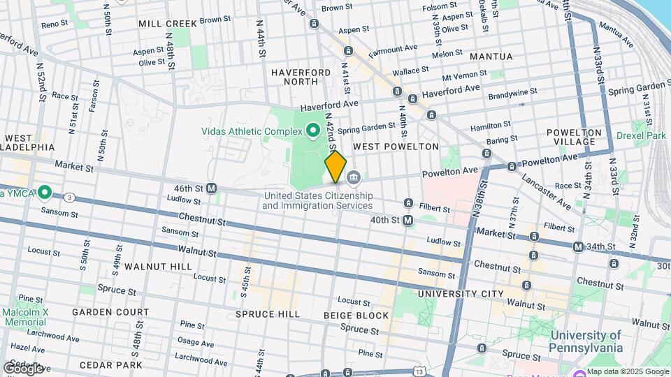 4202 Powelton Ave Mapa y Detalles de la Ubicación