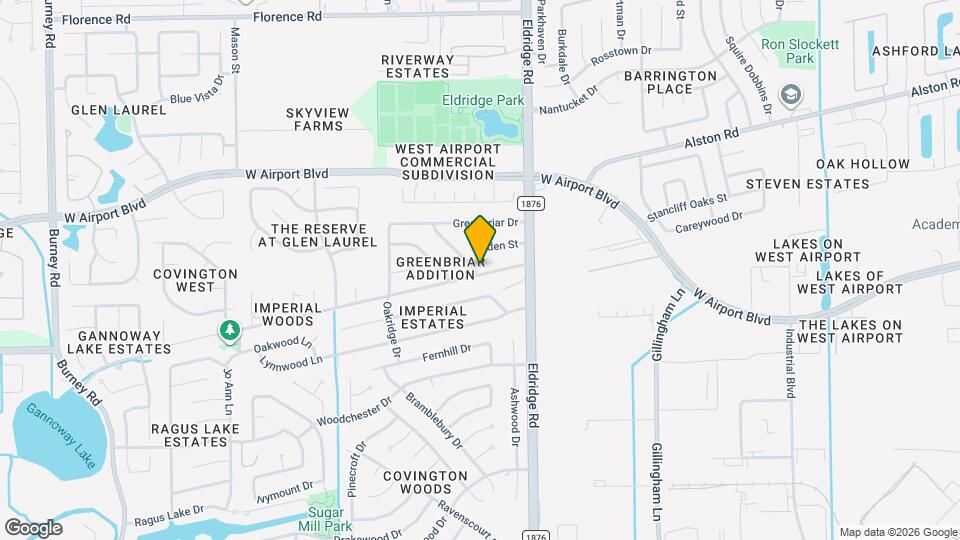 13442 Greenway Dr Map and Location Details