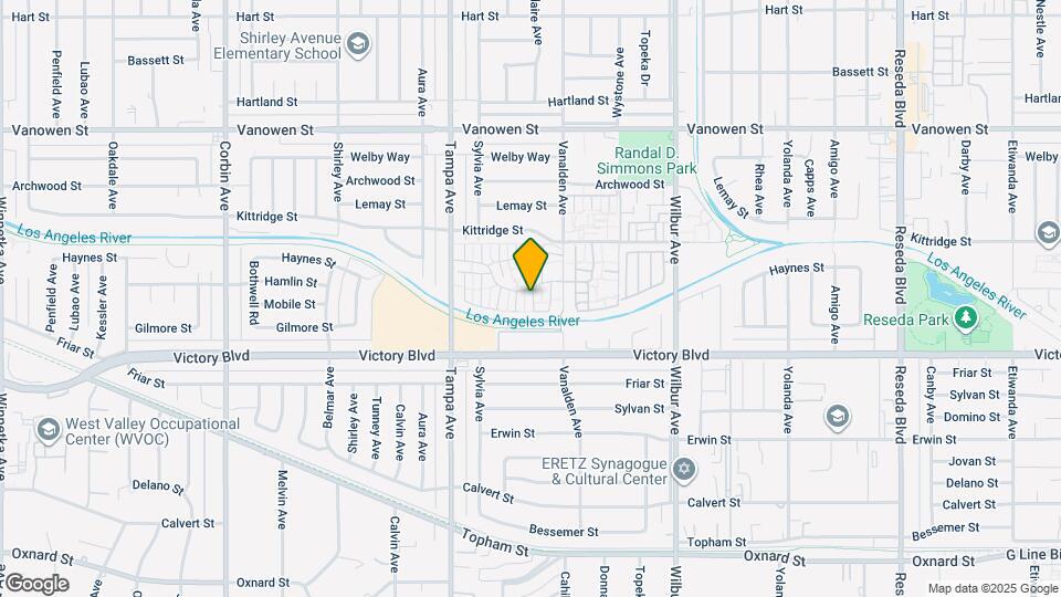 6501 Vanalden Ave Map and Location Details