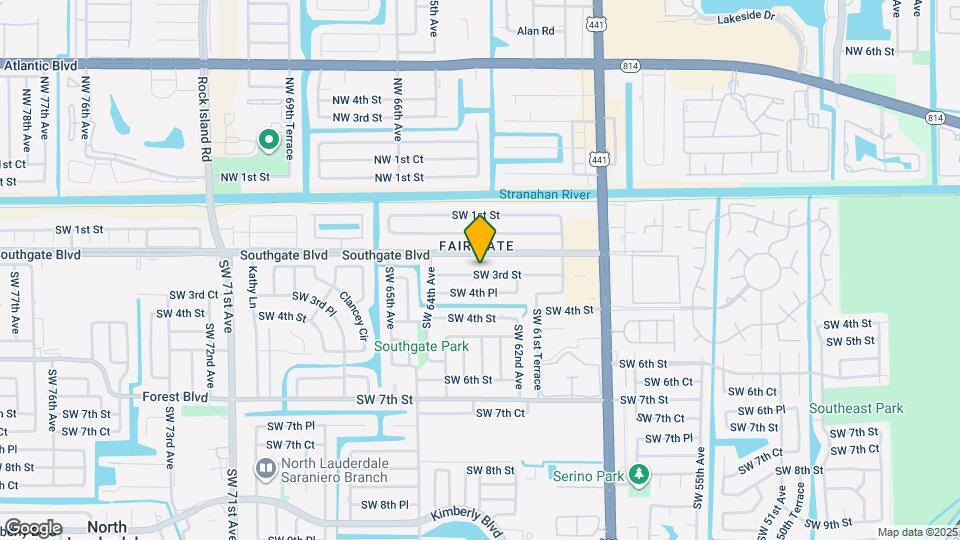 6231 SW 3rd St Map and Location Details