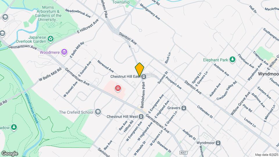 105 Bethlehem Pike, Unit 2F Map and Location Details