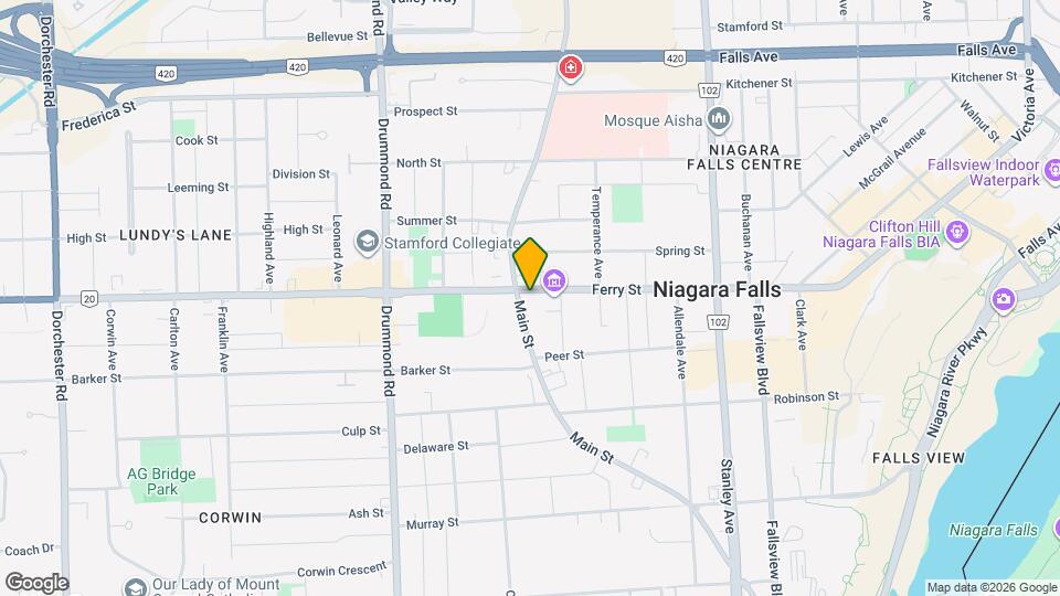 5858 ferry St Map and Location Details