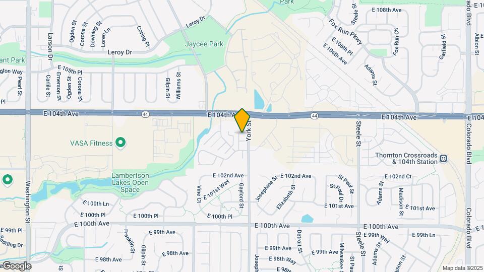 2220 E 103rd Pl Map and Location Details