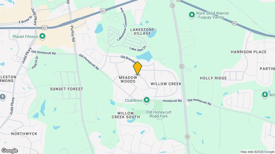 251 N Fuquay Springs Ave Map and Location Details