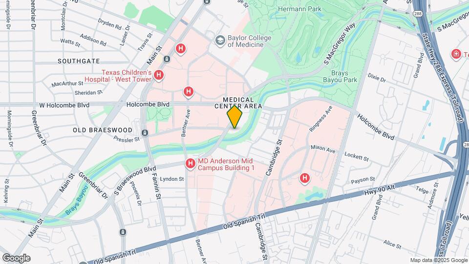 976 S Braeswood Blvd Map and Location Details