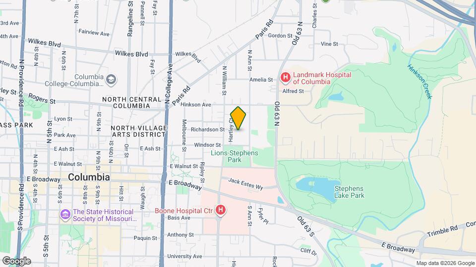 1612 Richardson St Map and Location Details