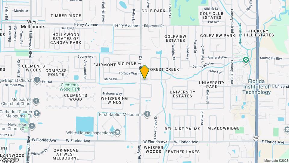 2970 Louetta Cir Map and Location Details