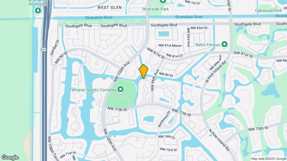 7765 Yardley Dr Map and Location Details