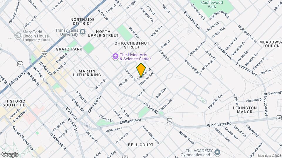 418 Chestnut St Map and Location Details