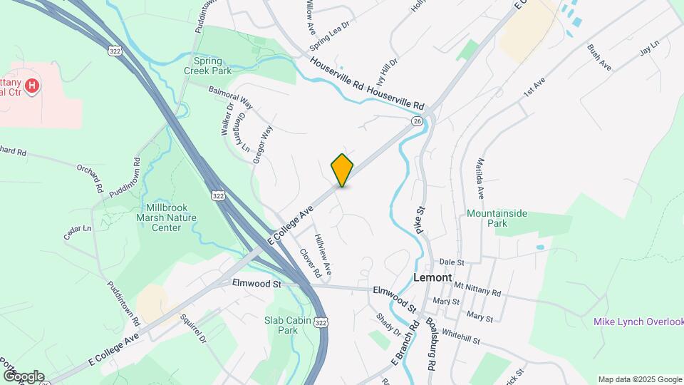 101 Grandview Rd Map and Location Details