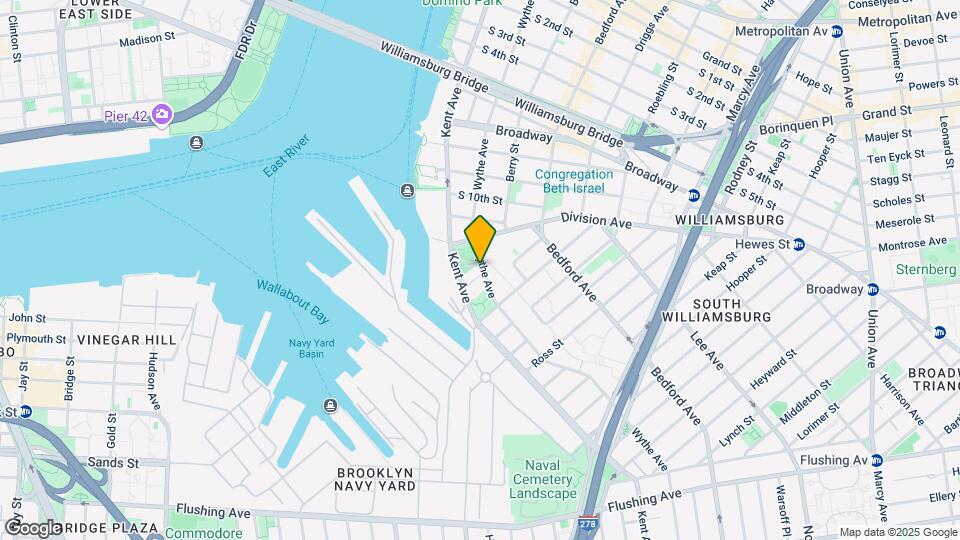 570 Wythe Ave Mapa y Detalles de la Ubicación