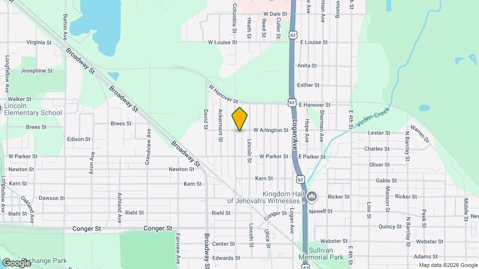 1148 Columbia St Map and Location Details