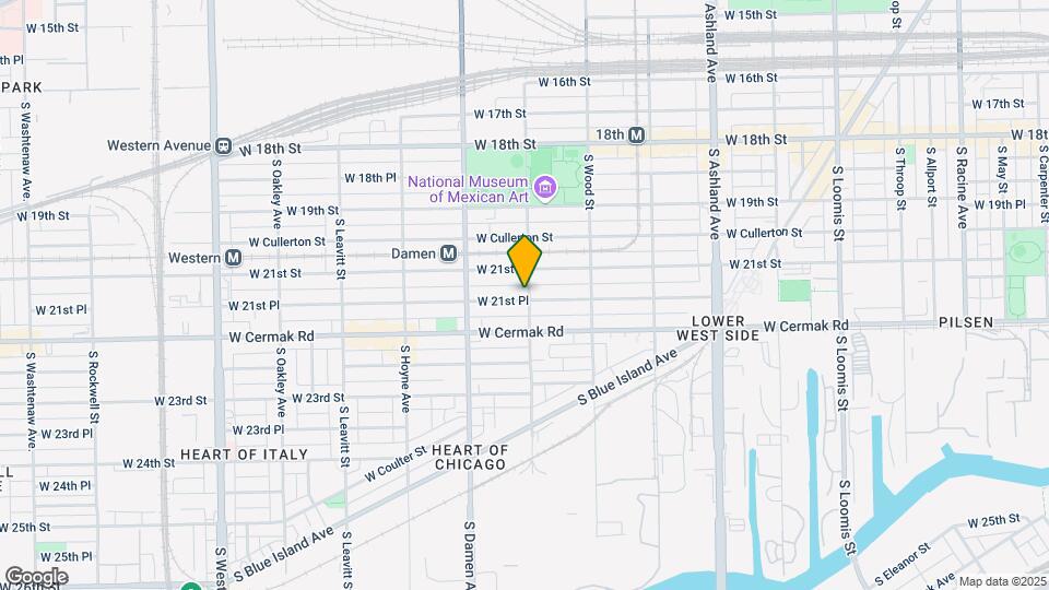 1900 W 21st Pl Map and Location Details