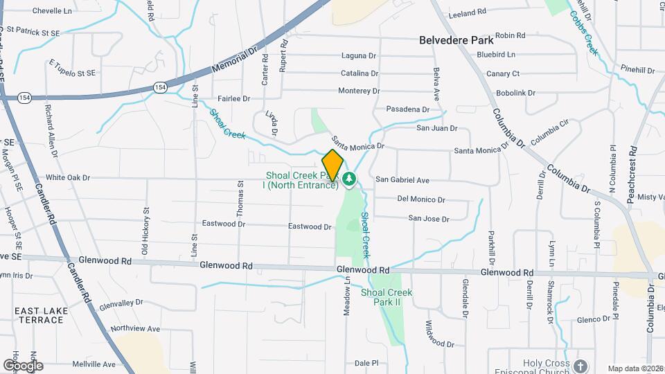 2889 White Oak Dr Map and Location Details