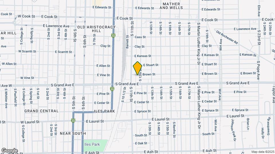 1303 S 12th St Map and Location Details