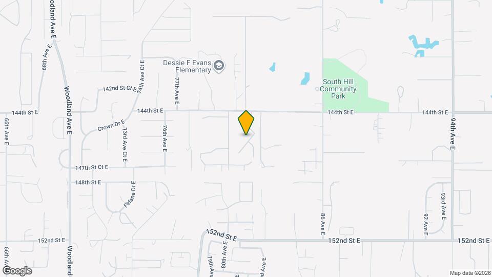 14518 81st Ave E Map and Location Details