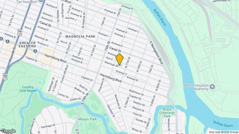 7625 1/2 Sherman St Map and Location Details