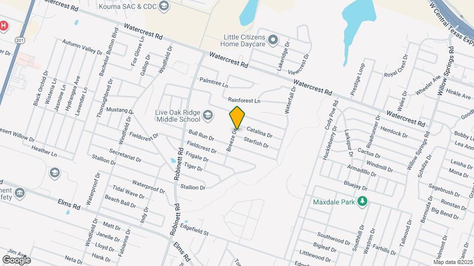 3607 Starfish Dr Map and Location Details