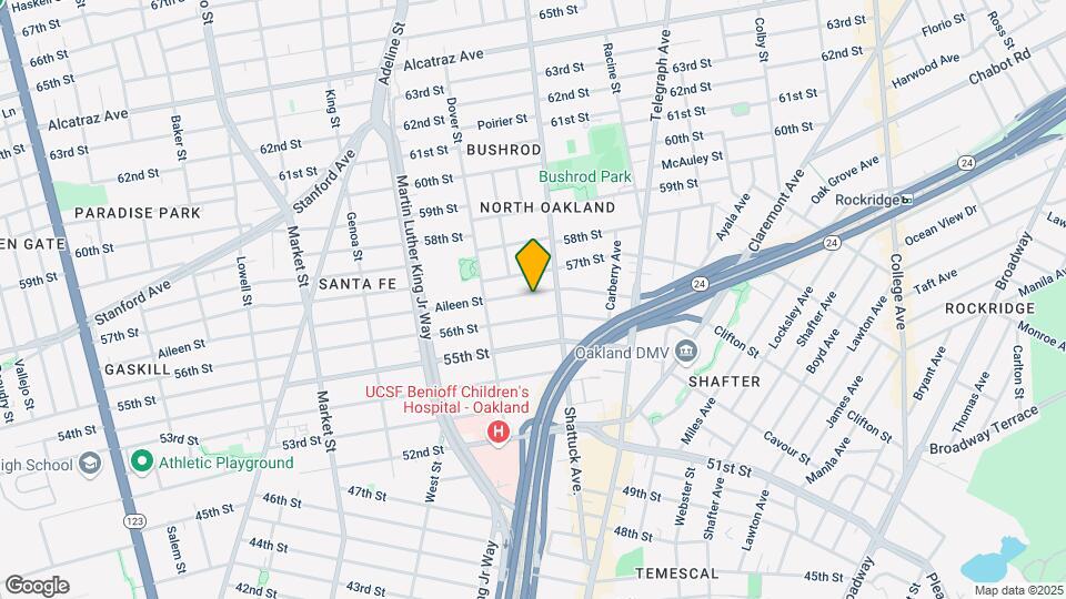 621 Aileen St, Unit 1 Mapa y Detalles de la Ubicación