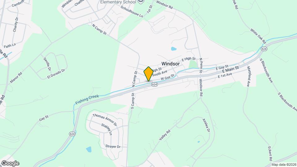 136 W Main St Map and Location Details