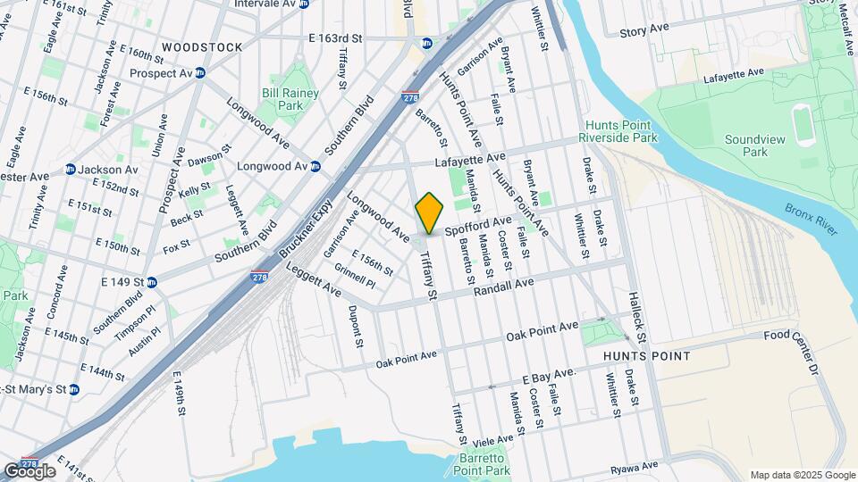1202 Spofford Ave Mapa y Detalles de la Ubicación